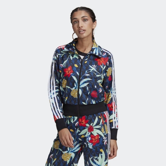 Adidas x HER Studio London Floral Track Jacket and Pants Set